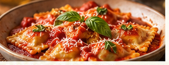 Ravioli al pomodoro